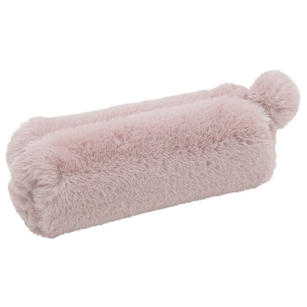 WEDO Schlamper-Etui "FLUFFY", aus Plüsch, blaugrau