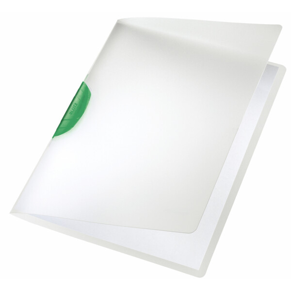 LEITZ Klemmhefter ColorClip, DIN A4, PP, grüner Clip