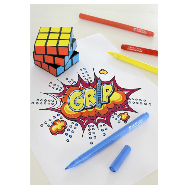 FABER-CASTELL Fasermaler GRIP, 20er Etui
