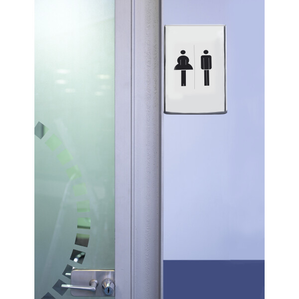 PAPERFLOW Beschilderungssystem "Cinatur", DIN A6, alu-grau