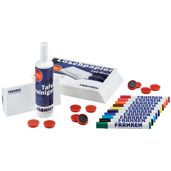 FRANKEN Starter-Set für Magnet- Weißwand- Planungstafeln