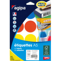 agipa Markierungspunkte, Durchmesser: 24 mm, rund, grün