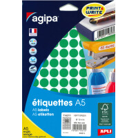 agipa Markierungspunkte, Durchmesser: 24 mm, rund, grün
