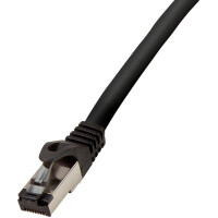 LogiLink Premium Patchkabel, Kat. 8.1, S FTP, 3,0 m, schwarz