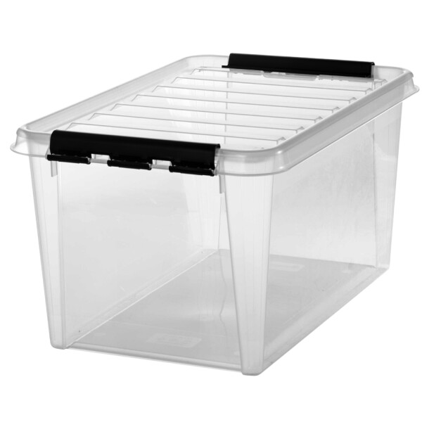 smartstore Aufbewahrungsbox CLASSIC 46 L, Clips: weiß