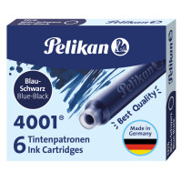 Pelikan Standard-Tintenpatronen 4001 TP 6, brillant-rot