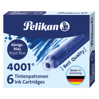 Pelikan Standard-Tintenpatronen 4001 TP 6, brillant-rot