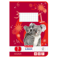 herlitz Schulheft x.book, DIN A5, Lineatur 7 kariert