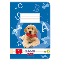 herlitz Schulheft x.book, DIN A5, Lineatur 7 kariert