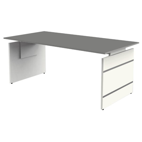 kerkmann Wangen-Schreibtisch Form 4, (B)1.800 mm, wenge