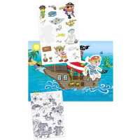 AVERY Zweckform Stickerspielbuch, DIN A5, Pirat