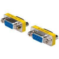 DIGITUS mini Gender Changer, 9 Pol Sub-D, Stecker - Stecker