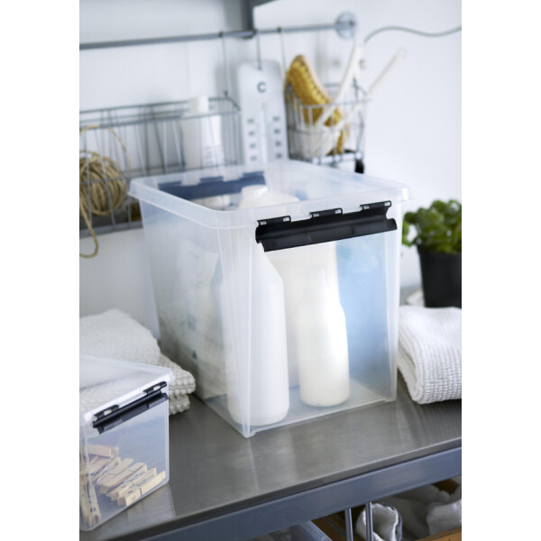 smartstore Aufbewahrungsbox CLASSIC 13 L, Clips: schwarz