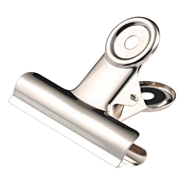 Wonday Briefklemmer aus Metall, Farbe: nickel, Breite: 70 mm