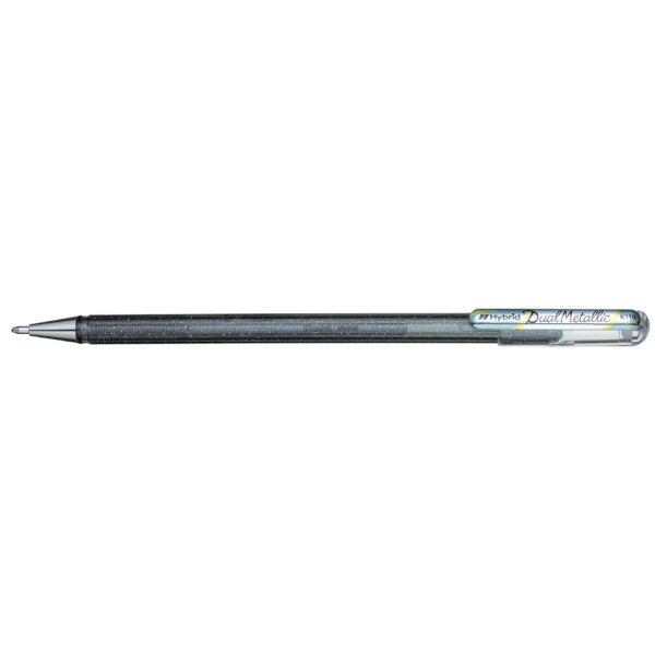 Pentel Hybrid Gel-Tintenroller "Dual Pen", violett türkis