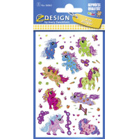 AVERY Zweckform ZDesign KIDS Glitter-Sticker "Alpaka"