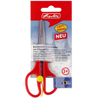 herlitz Bastelschere, mit Schneidhilfe, rund, Länge: 130 mm