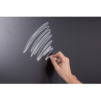 Bi-Office Kreidetafel, Rahmen in Kirschoptik, 900 x 600 mm