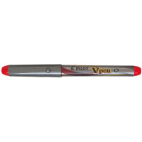 PILOT Einweg-Füllhalter V-Pen Silver, blau