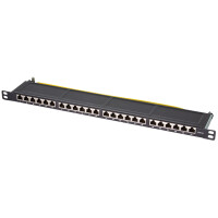 LogiLink 19" Patch Panel Kat.6A, 24 Port, lichtgrau,...