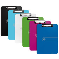 herlitz Klemmbrett easy orga to go, DIN A4, blau transparent