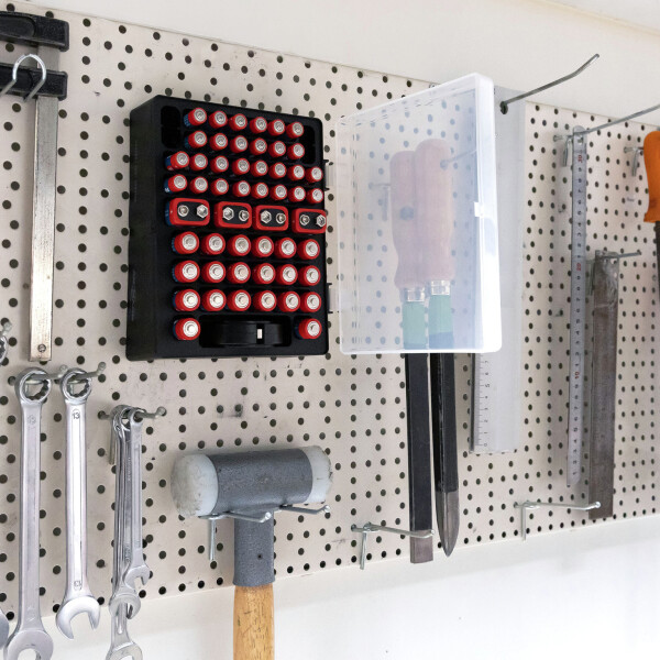 ANSMANN Aufbewahrungsbox f&uuml;r Akkus, mit Batterie Tester