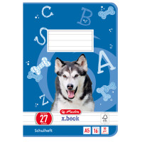 herlitz Schulheft x.book, DIN A5, Lineatur 28 kariert