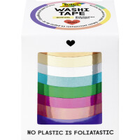folia Deko-Klebeband Washi-Tape HOTFOIL, 10er Set