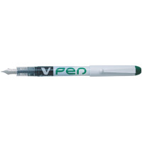 PILOT Einweg-Füllhalter V-Pen, Federbreite: 0,4 mm, olivgrün