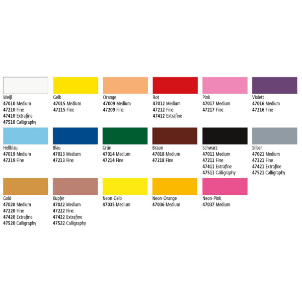 KREUL Lackmarker "Gloss Paint Marker", medium, neongelb