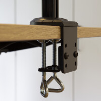 LogiLink Doppel-Monitorarm, bis 66,04 cm (26"), schwarz