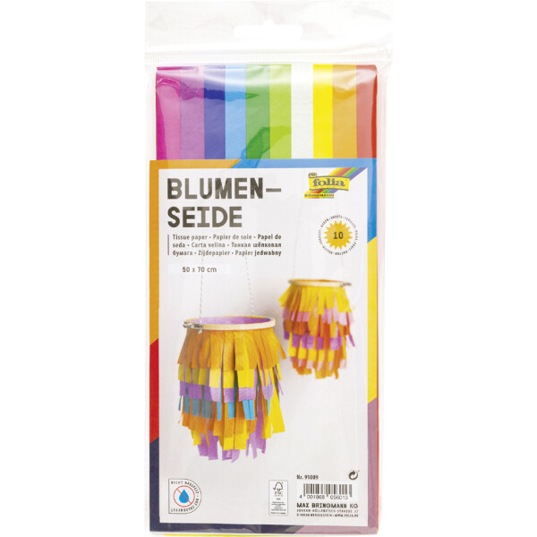 folia Seidenpapier, (B)500 x (H)700 mm, 20 g qm, sortiert