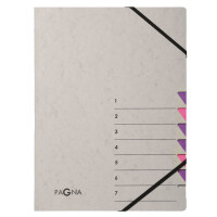 PAGNA Ordnungsmappe "Easy Grey", A4, 7...