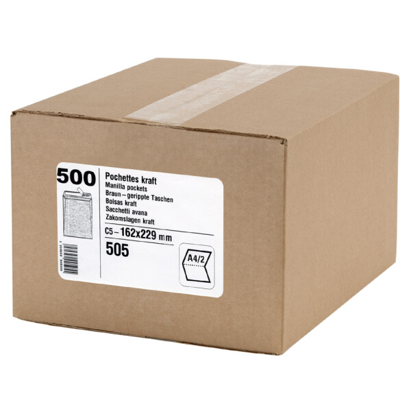 GPV Versandtaschen ECO, C4, braun, 90 g qm