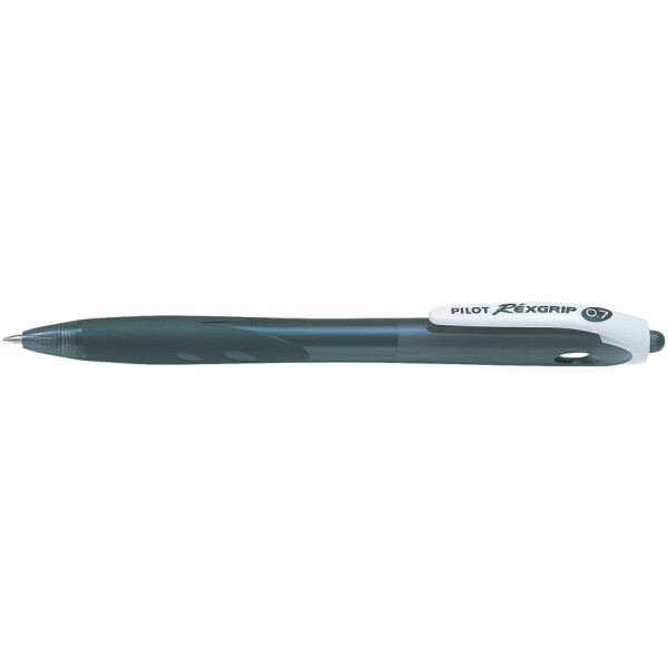 PILOT Druckkugelschreiber REXGRIP Begreen, M, schwarz