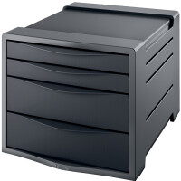 Esselte Schubladenbox Europost, 4 Schubladen, antrazit...