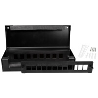 LogiLink Konsolidierungspunkt-Gehäuse, 8 12 Port,...