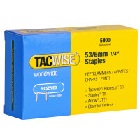 TACWISE Heftklammern 53 10 mm, verzinkt, 5.000 Stück