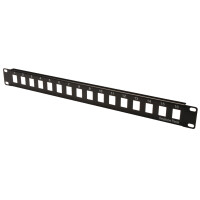 DIGITUS 19" Modular Patch Panel Leergehäuse, 16...