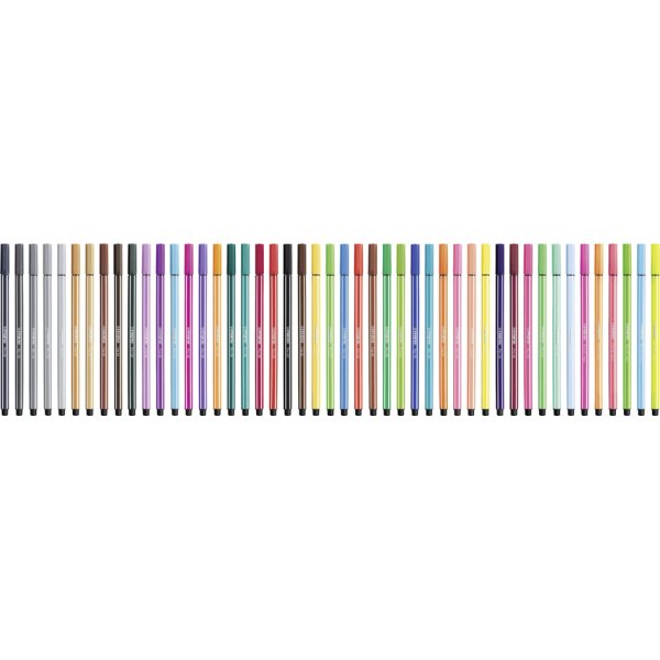 STABILO Fasermaler Pen 68, schwarzgrau
