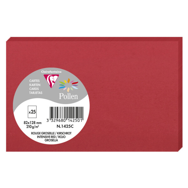 Pollen by Clairefontaine Briefkarte 82 x 128 mm, sonne