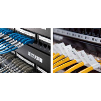 DYMO RHINO Nylon-Schriftband schwarz weiß, 24 mm x...