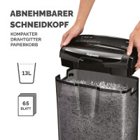 Fellowes Aktenvernichter Powershred M-7M, schwarz, Partikel