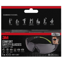 3M Schutzbrille SecureFit 400, Scheibentönung: grau