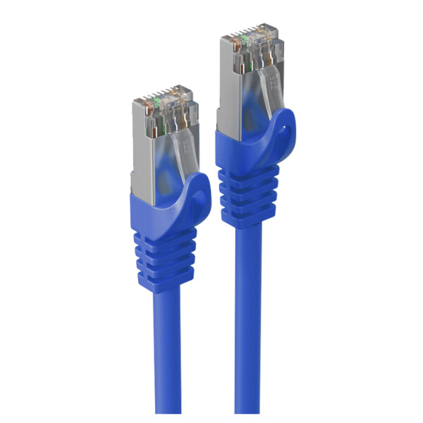 shiverpeaks Patchkabel Kat. 6A, U UTP, 1,50 m, blau