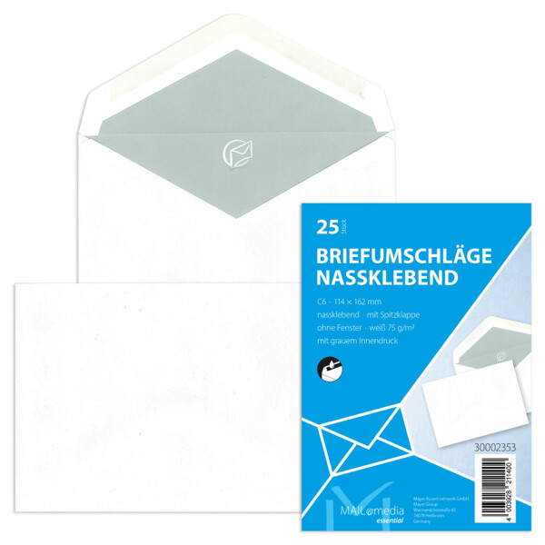 25 Sobres C6 Calidad Premium 100 G/m² | 114 X 162 Mm Color Aguamarina | Para Tarjetas E Invitaciones