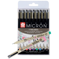 SAKURA Fineliner PIGMA MICRON 05, 9er Etui