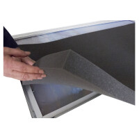 PAPERFLOW Trennwand easyScreen, Textiloberfläche,...