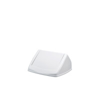 DURABLE Abfallbehälter DURABIN SQUARE 40, rechteckig, weiß