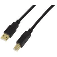 LogiLink USB 2.0 Aktives Verlängerungskabel, 20,0 m,...
